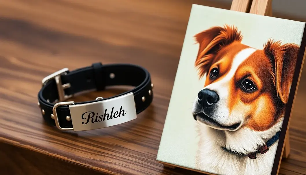 Personalized gifts like engraved tags and portraits strengthen the bond with pets.